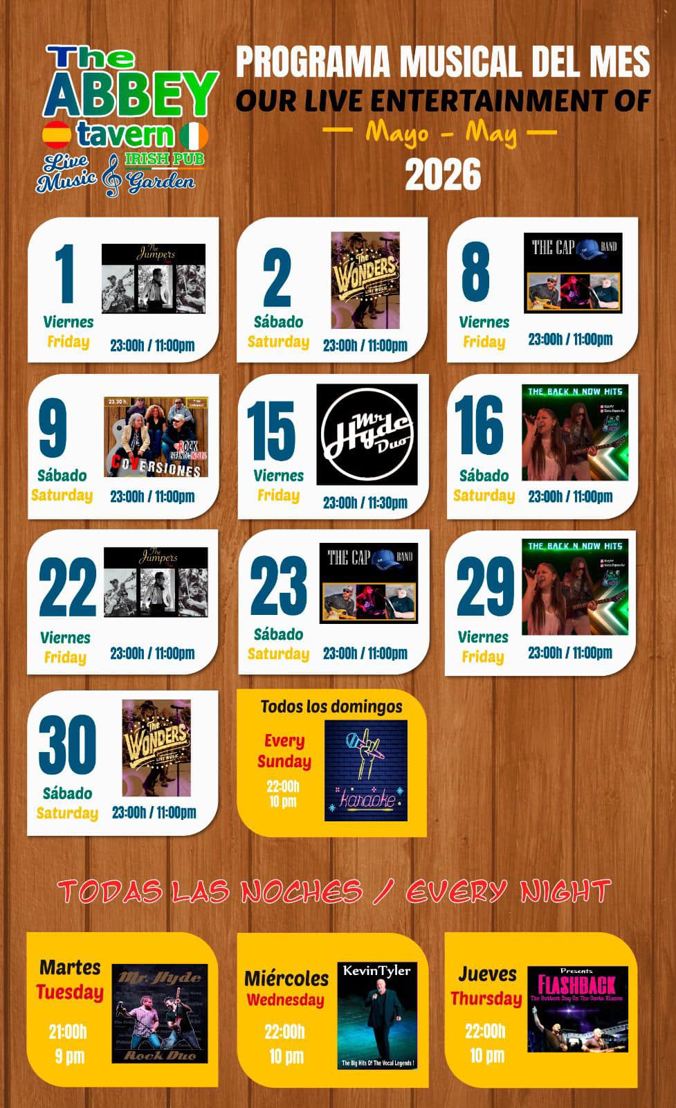 Calendario Mensual